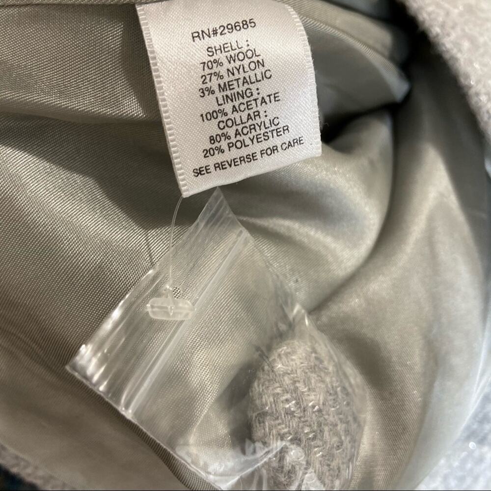 Pendleton women button down metallic wool blazer - image 4